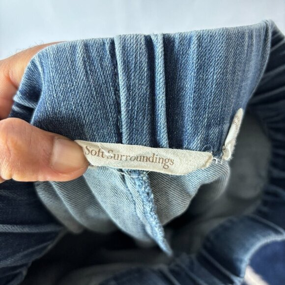 Soft Surroundings Women's Blue Pull On Classic Metro Leggings Size XS - Picture 5 of 7